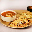 Chicken Keema Paratha with Gravy